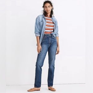 Madewell The Perfect Vintage Full Length Wide Leg Jeans